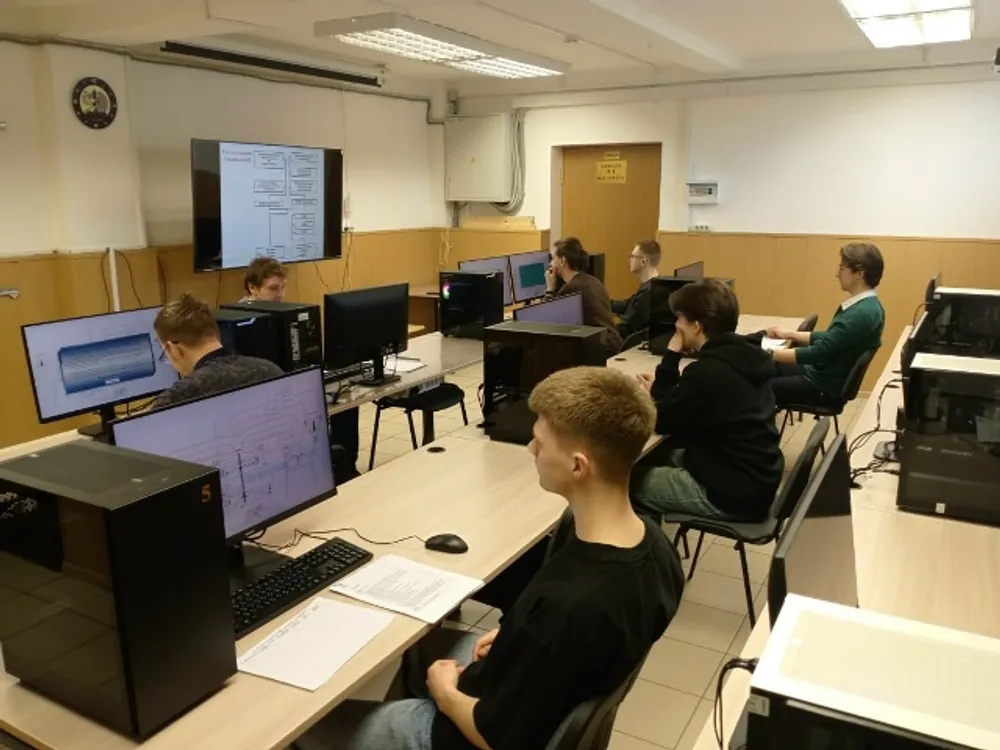 Первое занятие в компьютерном классе